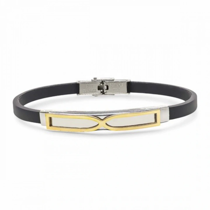 Moncuk Design Sonsuzluk Desenli Çelik Bileklik 3351SCB012
