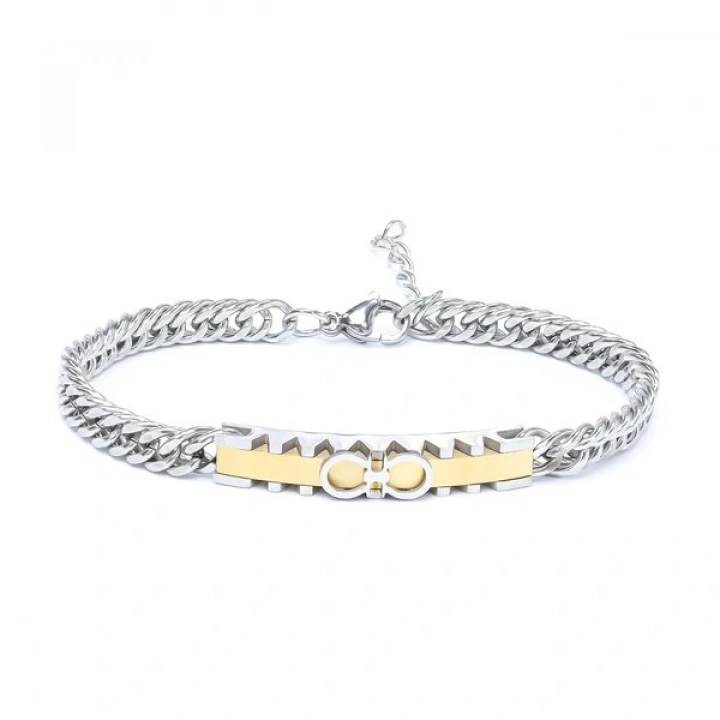 Moncuk Design Sonsuzluk Motifli Çelik Bileklik 3351EBF1D1