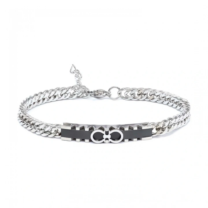 Moncuk Design Sonsuzluk Motifli Çelik Bileklik 3351EBF1D1