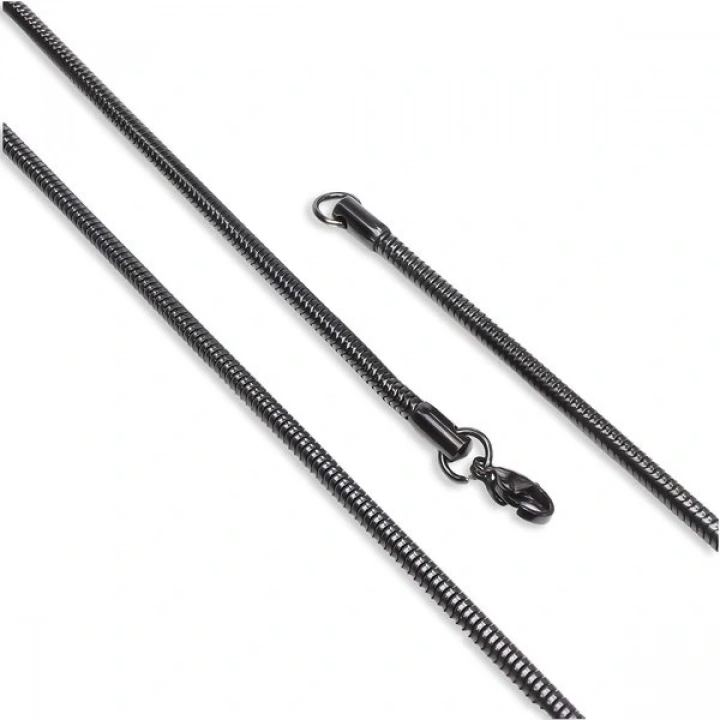 Moncuk Design Spiral Çelik Kolye 3Mm 3351CEK048