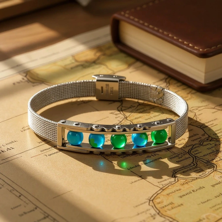 Moncuk Design Yeşil Akik Ve Paslanmaz Çelik Bileklik 33512B23D2