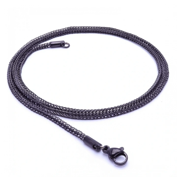 Moncuk Design Yılan Zincir Modeli Çelik Kolye 2Mm 3351CEK038