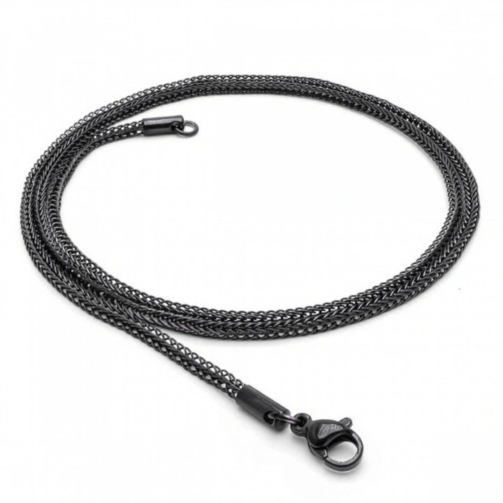 Moncuk Design Yılan Zincir Modeli Çelik Kolye 2Mm 3351CEK038