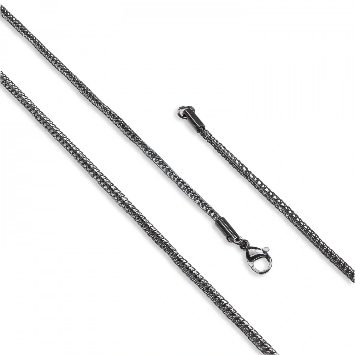 Moncuk Design Yılan Zincir Modeli Çelik Kolye 2Mm 3351CEK038