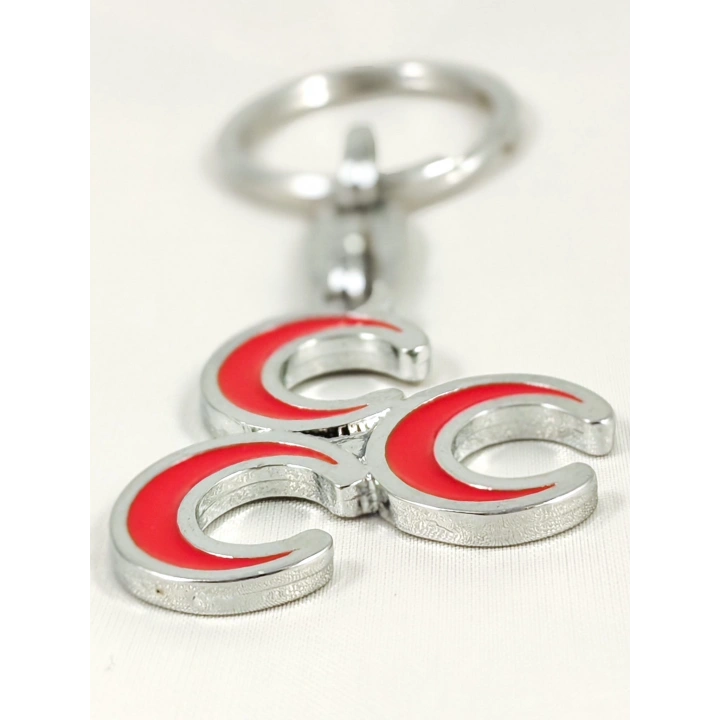 Üç Hilalli Metal Anahtarlık