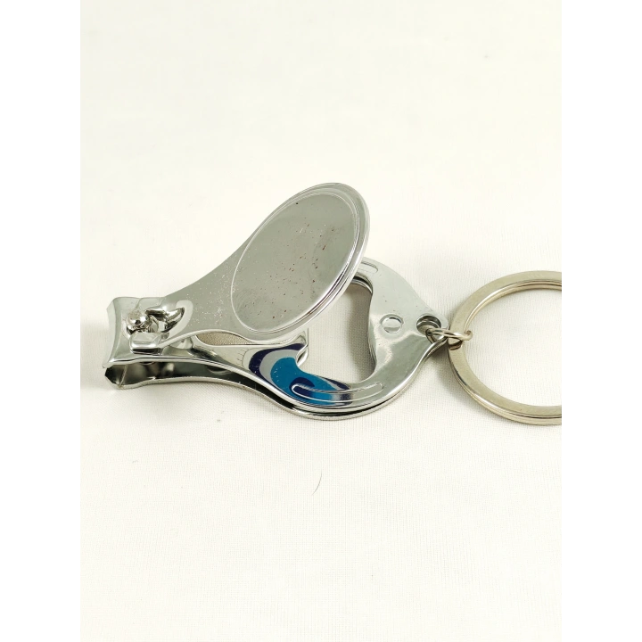 Nazar Boncuk Desenli Tırnak Makaslı Anahtarlık