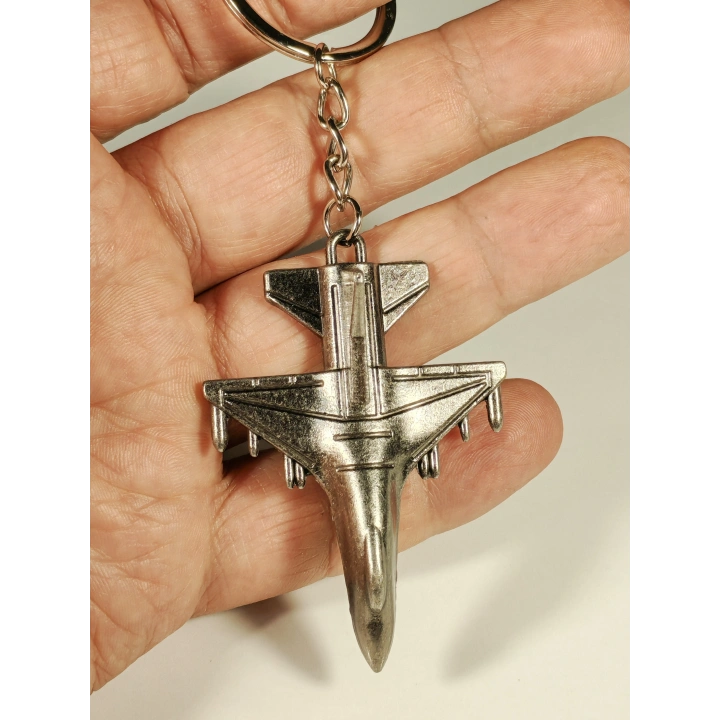 Savaş Uçağı Metal Anahtarlık