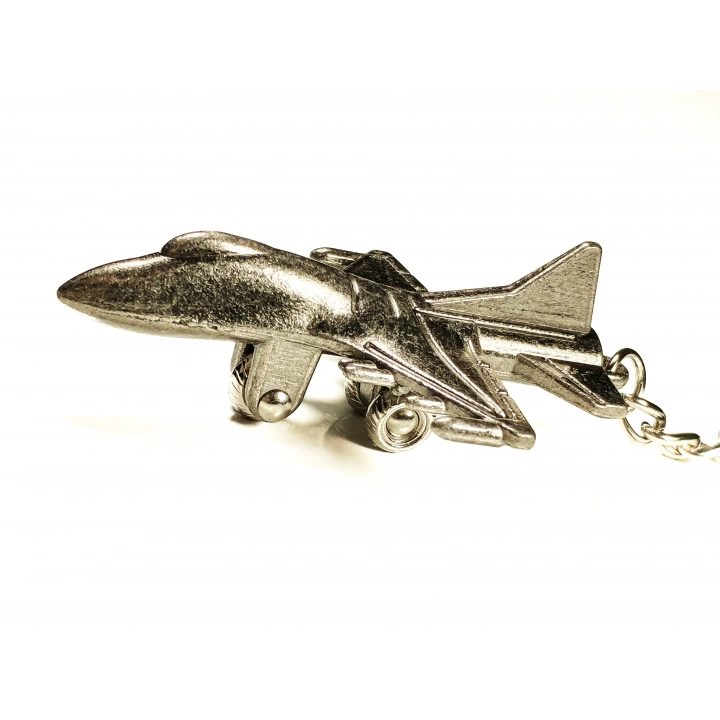 Savaş Uçağı Metal Anahtarlık