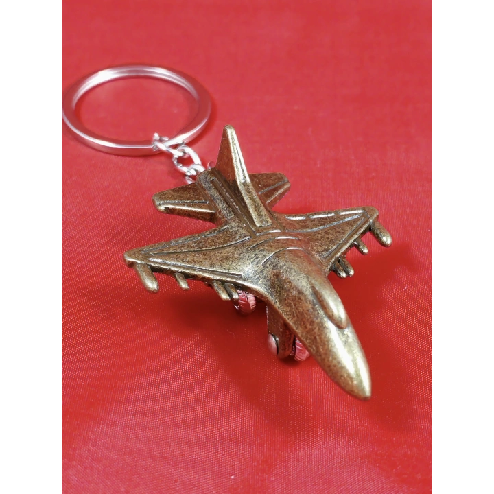Savaş Uçağı Metal Anahtarlık