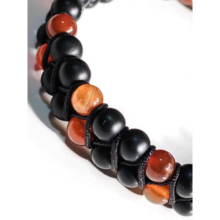 Erkek Doğal Taşlı Bileklik - Sevgiliye Hediye