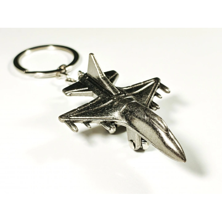 Savaş Uçağı Metal Anahtarlık