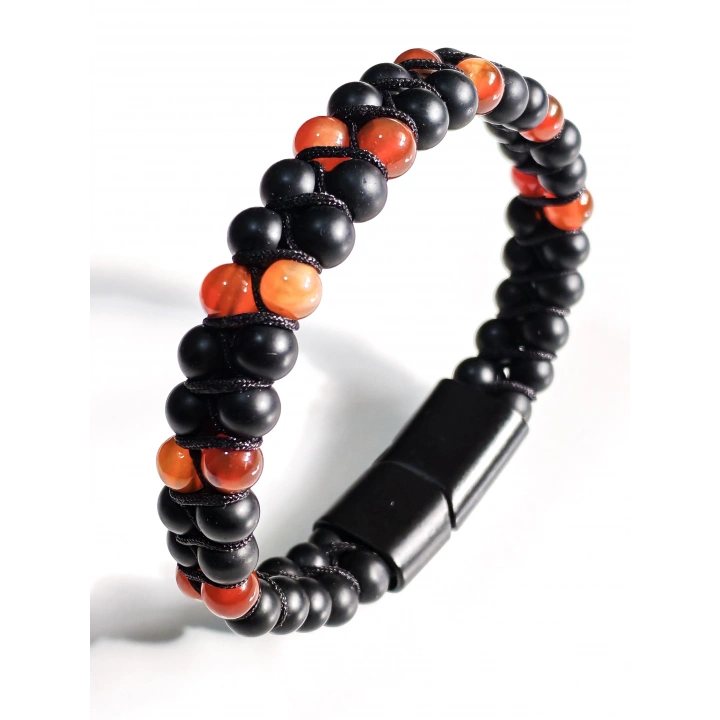 Erkek Doğal Taşlı Bileklik - Sevgiliye Hediye