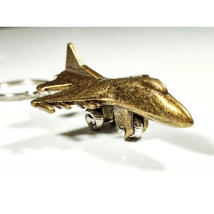 Savaş Uçağı Metal Anahtarlık