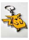 Sarı Pikachu Metal Anahtarlık