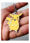 Sarı Pikachu Metal Anahtarlık