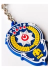 Koyu Mavi Plastik Anahtarlık