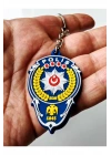 Koyu Mavi Plastik Anahtarlık