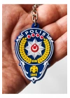 Koyu Mavi Plastik Anahtarlık