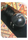 Siyah Yuvarlak Taklit Metal Anahtarlık