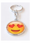Sarı Gülen Surat Emojili Anahtarlık