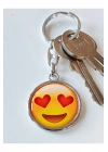Sarı Gülen Surat Emojili Anahtarlık