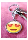Sarı Gülen Surat Emojili Anahtarlık