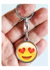 Sarı Gülen Surat Emojili Anahtarlık