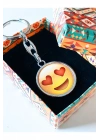 Sarı Gülen Surat Emojili Anahtarlık