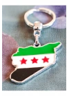 Filistin Bayraklı Metal Anahtarlık