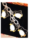 Sevimli Penguenlerden Metal Anahtarlık