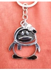 Hareketli Penguen Metal Anahtarlık