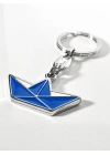Kağıt Tekne Metal Anahtarlık