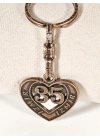 35 İzmir Plakalı Kalp Şeklinde Metal Anahtarlık – Özgür Ruh, Ege Zarafeti ve Memleket Sevgisi Bir Arada