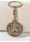 Antik Bronz Ayasofya (Hagia Sophia) Figürlü Metal Anahtarlık – İstanbul’un Tarihi ve Ruhunu Taşıyan Özel Tasarım