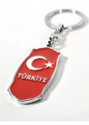 Kırmızı Ay Yıldız ve “Türkiye” Yazılı Metal Anahtarlık – Milli Sembollerin Şık Yorumu