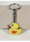 Sarı Ördek Figürlü Metal Anahtarlık – Eğlenceli Tasarım ve Renkli Detayların Neşeli Buluşması