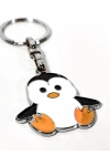 Penguen Figürlü Metal Anahtarlık – Sevimli Tasarım, Günlük Kullanıma Uygun Dayanıklı Aksesuar