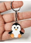 Penguen Figürlü Metal Anahtarlık – Sevimli Tasarım, Günlük Kullanıma Uygun Dayanıklı Aksesuar