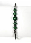 Malakit Taşlı Yaylı Bileklik – Cesaret, Denge ve Arınma Enerjisi