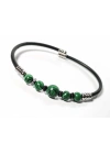 Malakit Taşlı Yaylı Bileklik – Cesaret, Denge ve Arınma Enerjisi