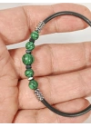 Malakit Taşlı Yaylı Bileklik – Cesaret, Denge ve Arınma Enerjisi