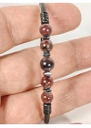 Garnet (Lal) Taşlı Yaylı Bileklik – Güç, Denge ve Yaşam Enerjisi