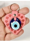 Kalp Figürlü Nazar Boncuklu Anahtarlık – Sevgi, Koruma ve Pozitif Enerji