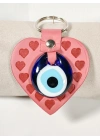 Kalp Figürlü Nazar Boncuklu Anahtarlık – Sevgi, Koruma ve Pozitif Enerji