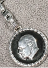 Atatürk Portreli Siyah Metal Anahtarlık