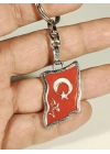 Ay Yıldız Türk Bayraklı Metal Anahtarlık