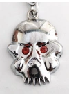 Kırmızı Gözlü İskeletor Kafatası metal Anahtarlık