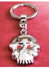 Kırmızı Gözlü İskeletor Kafatası metal Anahtarlık