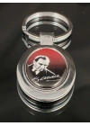 Atatürk Posterli Oval Metal Anahtarlık