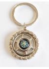 Metal Pusula Anahtarlık